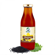 Organic Wellness Cold-Pressed Mustard Oil 500ml | Kachi Ghani Sarson Oil for Cooking & Massage