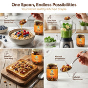 Organic Wellness Dry Fruits with Honey 350g | Almonds, Cashews & Raisins in Raw Wild Honey | Energy 