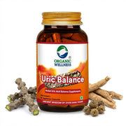 Organic Wellness Uric Balance 90 Veg Capsules | Healthy Uric Acid, Joint & Kidney Support