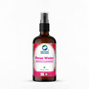 Organic Wellness Rose Water Gentle Cleanser 100ml Spray | Pure Steam-Distilled Toner & Face Mist
