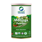 Organic Wellness Moringa Leaf Powder 100g Tin | Sahjan Drumstick Leaf | 90+ Nutrients, Iron & Calciu