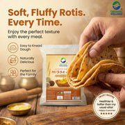 Organic Wellness Bundelkhand Missi Atta 5kg | Wheat & Chana Flour | High Protein, High Fibre, Diabet