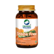 Organic Wellness Stone-Free 90 Veg Capsules | Bhumyamalaki, Punarnava & Palash | Kidney & Urinary We