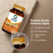 Organic Wellness Daru Haldi 90 Veg Capsules | Berberis Aristata (Berberine) | Blood Sugar, Liver & S