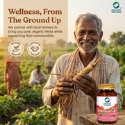Organic Wellness Shatavari A+ 90 Veg Capsules | Organic Asparagus Racemosus Root | Women's Hormonal 