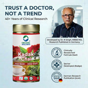 Organic Wellness Kadak Chai CTC 100g Tin | Extra Strong Assam Black Tea | Loose Chai Patti