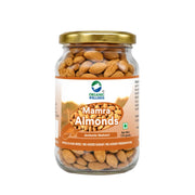 Organic Wellness Mamra Almonds 150g Bottle | Premium Oil-Rich Badam | Brain, Heart & Skin Health