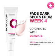 Novology Pigmentation Reduction SPF 30 PA+++ Moisturiser 50g | 3.25% Hexylresorcinol + Niacinamide |