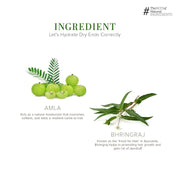 hadi Natural Amla & Bhringraj Hair Shampoo | Hair Cleanser with Natural Ingredients | Anti-Dandruff Shampoo | Anti-Hair Fall Shampoo | Shampoo for Nourishing Hair| Suitable for All Hair Types, 210 ml