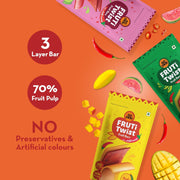 GO DESi Assorted Fruti Twist Fruit Bars - 3 x Pack of 10 pieces, Real Aam, Kaccha Aam, Guava Fruit Bars, Aam Papad, Mango Fruit Jelly