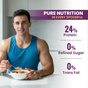 Pintola 24g High Protein Muesli, Fruit & Nut, 400g | Gluten-Free, Naturally Sweetened with Organic Jaggery & Dates, 22% Fruits, Nuts & Seeds, No Refined Sugar, Healthy Breakfast Cereal