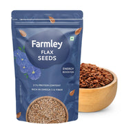 Farmley Premium Flax Seeds, Alsi Seeds - 200 grams I Rich in Fiber & Omega -3