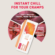 Sirona Herbal Period Pain Relief Patches - Pack of 5 | Instant Relief from Menstrual Cramps | Cool Patches with No Chemical Actives | No Side Effects