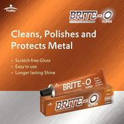 Pidilite Brite-O Metal Polish, Cleans, Polishes And Protects Metal [25 GM]