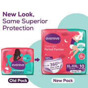 Evereve Period Panty For Girls & Women, (XL-XXL),  pack of 10 Pcs