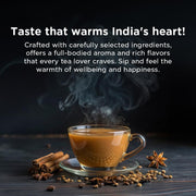 ORIKA Indian Chai Masala/Indian Tea Spice Mix | Blend Of Ginger, Rose Petal, Green Cardamom, Cinnamon (Dalchini), Clove, Star Anise, Big Cardamom, Black Pepper, Aniseed, 60G