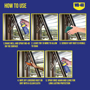 Pidilite WD-40, Multipurpose Spray, Lubricant, Rust Remover, Squeak Noise Remover, Stain Remover, and Cleaning Agent, 63.8g