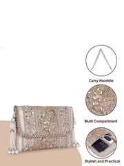 Embroidered Purse Clutch