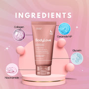 BodyLove Korean Collagen Night Wrapping Peel Off Mask 100ml | Overnight Glass Skin Mask with Hydroly