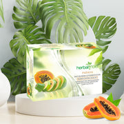 Herbaltree Papaya Facial Kit For Lighten Skin Tone, Hydration, Improve Skin Clarity with Papaya Extract & Anti Aging Effects for Glowing Fairer | Blemish Free Facial Kit (525 gm + 5 ml)