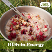 CookGarden Instant Oats 500g | Protein Rich Breakfast | Gluten Free Oats | Diet Food | 100% Wholegrain