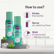 Evereve Pee Secure Toilet Seat Sanitizer Spray 100ml - Mint Flavor
