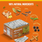 Chaayos Instant Tea Premix - Masala Chai Flavour - Low Sugar (36 Sachets, 288 Gram) | Assam Tea | Flavored Masala Mix