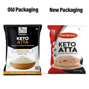 NutroActive Keto Atta Gluten Free Ultra Low Carb Flour | High Protein Atta for Weight Loss | Weight Loss Flour for Keto Diet - 1kg