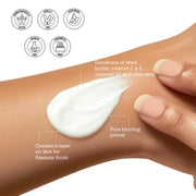 FLiCKA Silk Touch 3 in 1 Moisturizer and Primer for Face | Hydrating, Lightweight, Long-Lasting | Pore Minimizer | Dermatologically Tested | All Skin Types | Makeup Base | 60g | Cruelty-Free