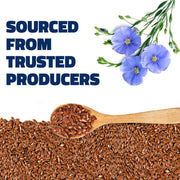 Farmley Premium Flax Seeds, Alsi Seeds - 200 grams I Rich in Fiber & Omega -3