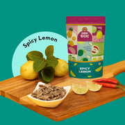 GO DESi Spicy Lemon Candy, 200g, Fruit Snacks, Mouth Freshener, Nimbu Bites, Dehydrated