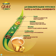 Tata Tea Gold Care 250 gram, Rich In Taste, Goodness Of Elaichi, Ginger, Tulsi, Brahmi & Mulethi, Black Tea