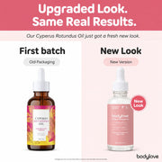 BodyLove Cyperus Rotundus Oil | Natural Unwanted Hair Growth Reduction Oil with Tea Tree, Jojoba, Sw