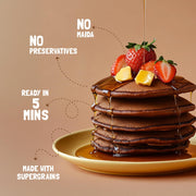 Slurrp Farm Instant No Maida Millet Pancake Mix | Chocolate, 150 G