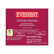 Everest Chhole Masala – 100g | Exquisite 24-Spice Blend for Authentic, Flavourful Punjabi Chole | Balanced Chole Masala Powder for Chickpea Curries