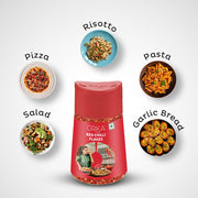 Orika Red Chilli Flakes 45g | Ideal Seasoning For Pizza, Pasta and Garlic Bread | Moisture Resistant Sprinkler Jar | No Artificial Flavours and Colours