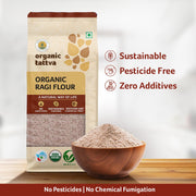 Organic Tattva Ragi Flour 500g | Nutritious Gluten Free Atta | Healthy Choice Ragi Atta for Rotis, Dosa, Porridge & Everyday Cooking