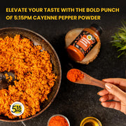 5:15 PM Cayenne Pepper Powder 100g | Cayenne Pepper Spicy & Smoky | Perfect for Cooking, Seasoning |100 gram