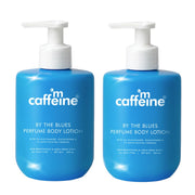 mCaffeine 5% Niacinamide & Glutathione for Brightening & Detan By The Blues Perfume Body Lotion 300ml | | Aquatic-Woody Fragrance | 72H Moisturization| Daily Use Summer Cream Bodylotion for Men & Women | Dry Skin