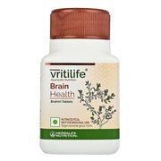 Vritilife Brain Health Tablets – 60 Tablets | Supports Memory, Focus & Mental Alertness | Ayurvedic Brain Supplement