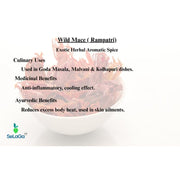 Selaga Wild Mace 50g | Mace Javitri | Rampatri Whole | Premium Whole Indian Spice | Aromatic Spice for Cooking, Baking & Traditional Recipes