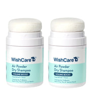 WishCare Air Powder Dry Shampoo for Oily Hair & Scalp - No White Cast & Aerosol - Niacinamide, Probiotics, Kaolin Clay, Rice & Tapioca Starch - Volume Boost, Scalp Refresh & Reset 10gm