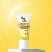 Fixderma Shadow Sunscreen SPF 50+ Gel for Oily Skin | Sunscreen for Body & Face | Broad Spectrum Protection from UVA & UVB | For Women & Men | Non Greasy & Water Resistant - 40gm