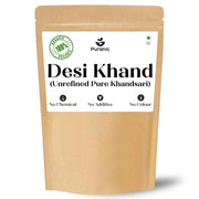 Puranic Desi Khand Organic 300g | Chemical & Pesticides Free | Khandsari Sugar | Sulphur-free Khaand