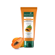 Biotique Papaya Tan Removal Brightening & Revitalizing Face Scrub | Gentle Exfoliation | Smooth and Clear Complexation | 100% Botanical Extracts| Suitable for All Skin Types | 100g (Pack of 2)