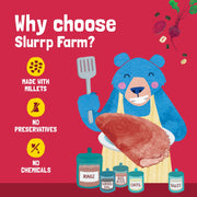 Slurrp Farm Millet Dosa Instant Mix | Supergrains And Beetroot | Natural And Healthy Food, 150Gm