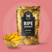 TBH - To Be Honest Jackfruit Chips Crunchies | Ripe Jackfruit | Gluten Free | Vegan Friendly Snack |Low Fat| 50% Less Oil | No Preservatives 50 gm