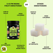 5:15 PM MonkFruit Sweetener with Erythritol 400 g | Monk Fruit Sweetener I Monk Fruit Powder I MonkFruit Sugar Extract For Cooking & Baking