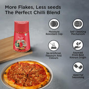 Orika Red Chilli Flakes 45g | Ideal Seasoning For Pizza, Pasta and Garlic Bread | Moisture Resistant Sprinkler Jar | No Artificial Flavours and Colours