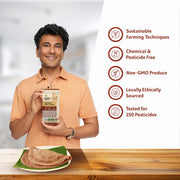 Organic Tattva Ragi Flour 500g | Nutritious Gluten Free Atta | Healthy Choice Ragi Atta for Rotis, Dosa, Porridge & Everyday Cooking